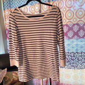 Lucky Brand Scoop Neck Sailor Shirt Xl